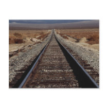 Train tracks, Mojave Desert, California, U.S.A. Postcards