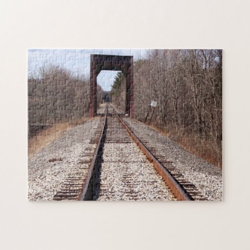 Train Tracks Puzzle Zazzle