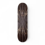 Train tracks skateboard deck