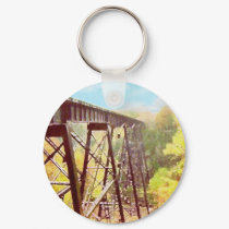 Train Trestle keychains by flyingdiscs Train Trestle keychains