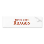Train Your Dragon Gifts Bumper Stickers