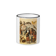 Trained Dog Act 1899 - Vintage Circus Act Poster Mug