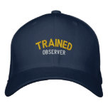 Trained Observer Embroidered Baseball Caps