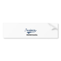 Trainer Pennsylvania City Classic Bumper Stickers