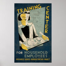 Training Center For Household Employees Posters