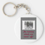 Training Wheels Funny Retro Graduation Keychain