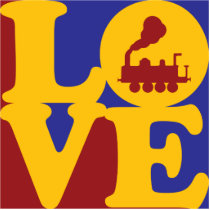 Trains Love photo sculptures by sciencewillprevail Trains Love photo sculptures