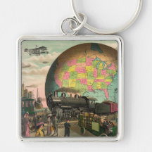 Trains, Planes & Everything Else Keychain