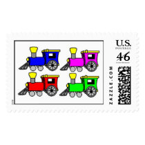 trains postage