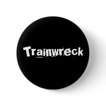 Trainwreck Button (black)