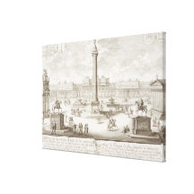 Trajan's Square Rome, from 'Entwurf einer historis Gallery Wrapped Canvas