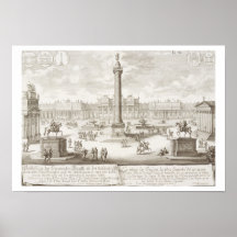 Trajan's Square Rome, from 'Entwurf einer historis Poster