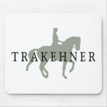 TRAKEHNER with Dressage Horse & Rider mousepads