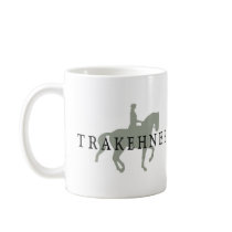 TRAKEHNER with Dressage Horse & Rider mugs