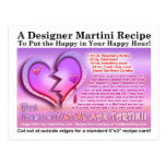 Tramp Stole My Man Tartini Valentine Martini Card Postcard
