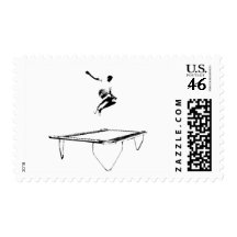 Trampoline Horizontal Stamp