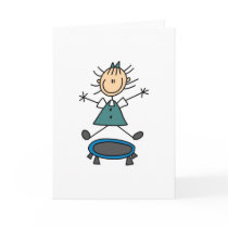 Trampoline Stick Figure Card by stick_figures Trampoline Stick Figure Card