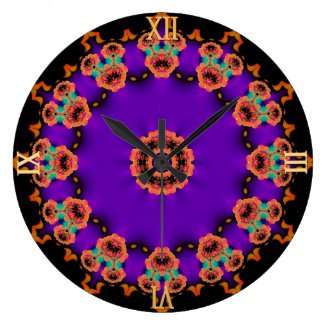  Black White Tribal Designs Customizable Wall Clocks