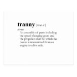 TRANNY TRANSMISSION POST CARDS