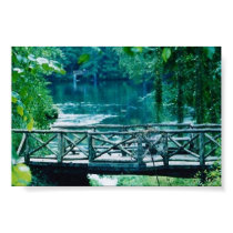 tranquil bridge print by Aleeya tranquil bridge print