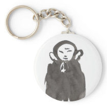 Tranquil Jizo the Monk Keychain keychains