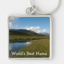 Tranquil River; Happy Mother's Day Key Chain