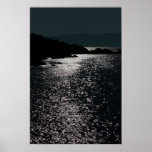 tranquil rocky kerry night view print