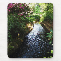 Tranquil Scene - small stream mousepads