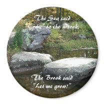 Tranquil Stream - Magnet #1 by bontondesigns Tranquil Stream - Magnet #1
