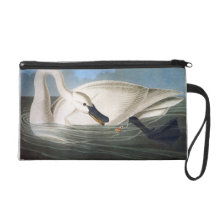 Tranquil Swan Wristlet Purse