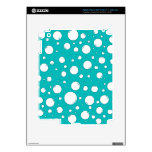 Tranquil Turquoise Bubbles Decal For iPad 3