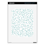 Tranquil Turquoise Bubbles iPad 3 Skin