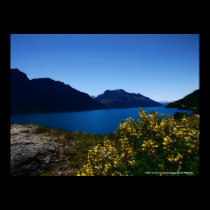 Tranquility Blues South Island, New Zealand Poster posters