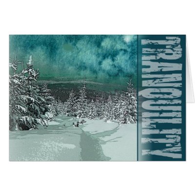 tranquility holidays greeting cards by arteologist23