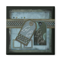Tranquility "Let Go & Let God" Magnet