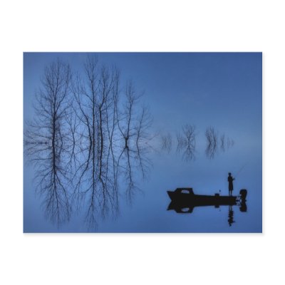 Tranquility Post Card by kcranmerart
