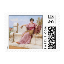 tranquillity oil painting stamps