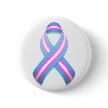 Trans Awareness Ribbon Button