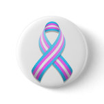 Trans Awareness Ribbon Button