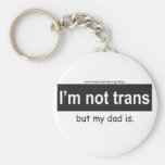 Trans Dad  Keychain