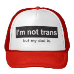 Trans Dad Trucker Mesh Hat