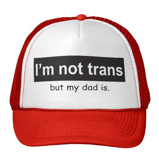 Trans Dad Trucker Mesh Hat