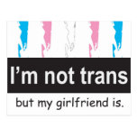 Trans Girlfriend Postcard