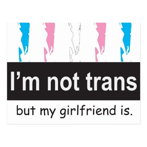 Trans Girlfriend Postcard