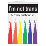 Trans Husband Greeting Greeting Card