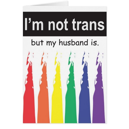 Trans Husband Greeting Greeting Card
