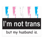 Trans Husband Postcard