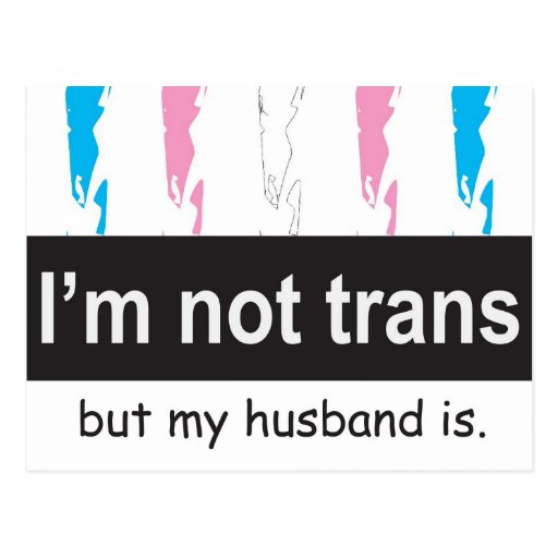 Trans Husband Postcard