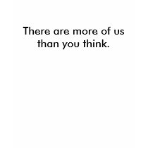 Trans Junk Project "more of us" T-Shirt by TransJunkProject Trans Junk Project "more of us" T-Shirt