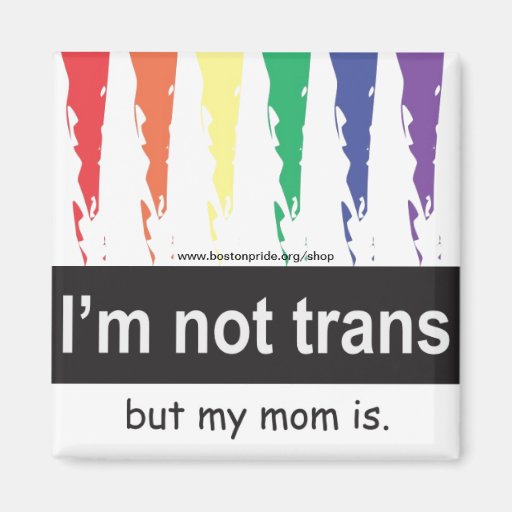 Trans Mom Magnet Square